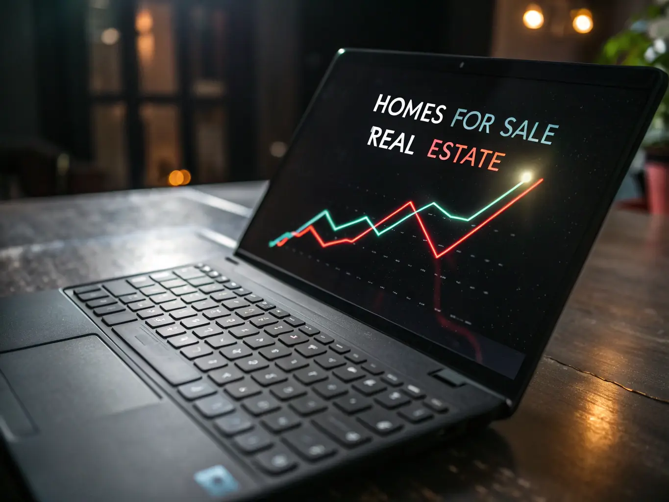 An image showing a graph with upward trending SEO metrics on a laptop screen, symbolizing the effectiveness of SEO strategies.